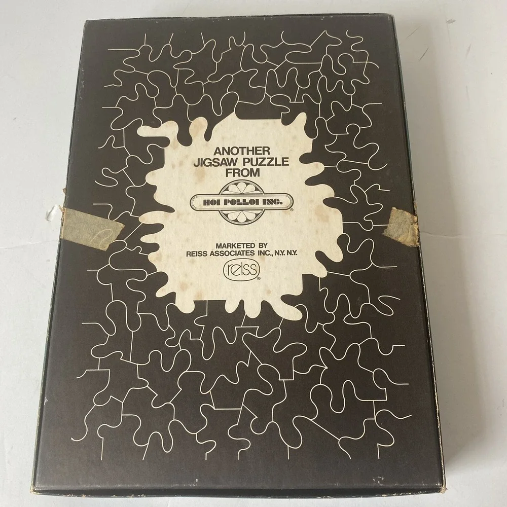 Vintage 1972 Paris Metro Jigsaw Puzzle Hoi Polloi 500 Piece Subway Map‎ 405-300